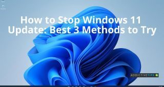 How to stop Windows 11 update