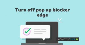 pop up blockers edge