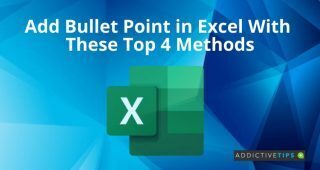 Add Bullet Points in Excel With These Top 4 Methods