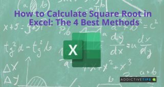 How to Calculate Square Root in Excel