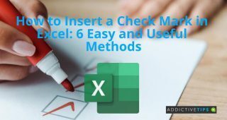 How to Insert a Check Mark in Excel