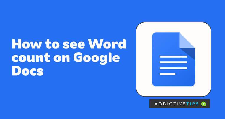 How To See Word Count While Typing On Google Docs