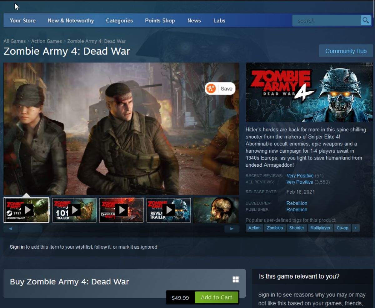 How to play Zombie Army 4: Dead War on Linux - Addictive Tips Guide