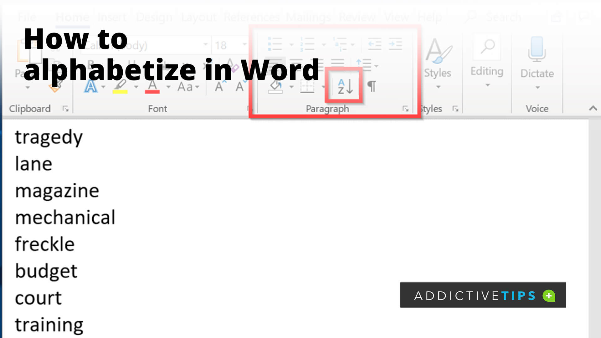 How To Alphabetize In Word 5 Easy Steps To Follow