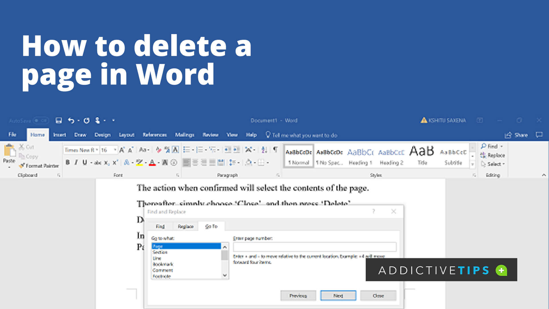 How To Delete A Page In Word A Step by step Guide