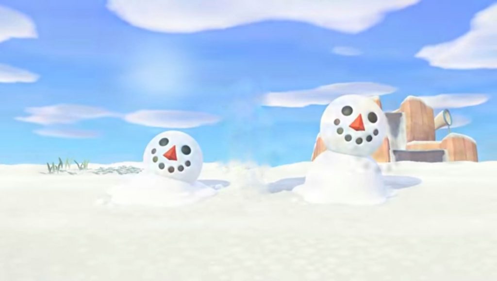 How To Make A Snowman In Animal Crossing New Horizons   ACNH How To Build A Snowman1 1024x578 1 