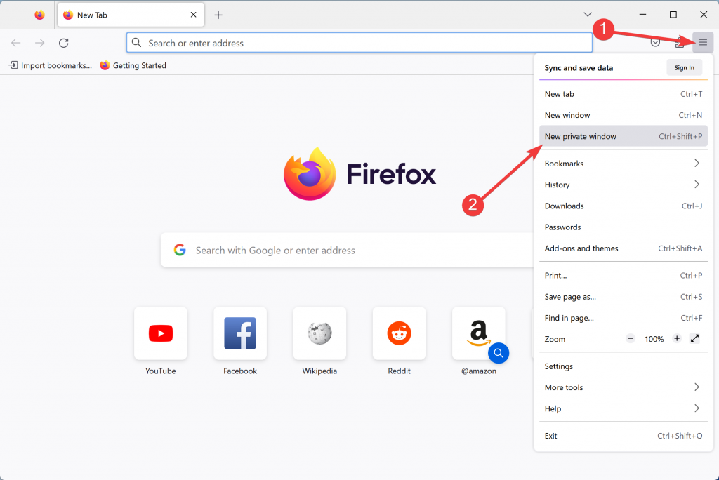 Turn on Incognito Mode Chrome Edge Firefox Safari Opera