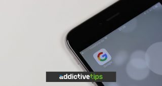 The Google icon on a smartphone home screen