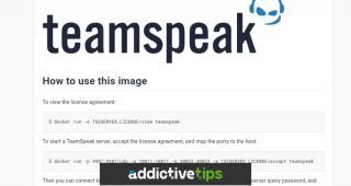 The ADT hero image for TeamSpeak server in Docker.