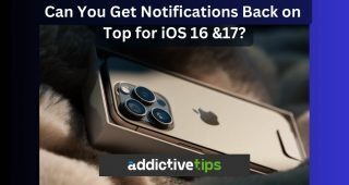 How to get notification back on top iphone