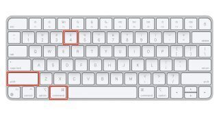 Mac Keyboard for screenshot